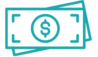 Simple Geldschein Darstellung